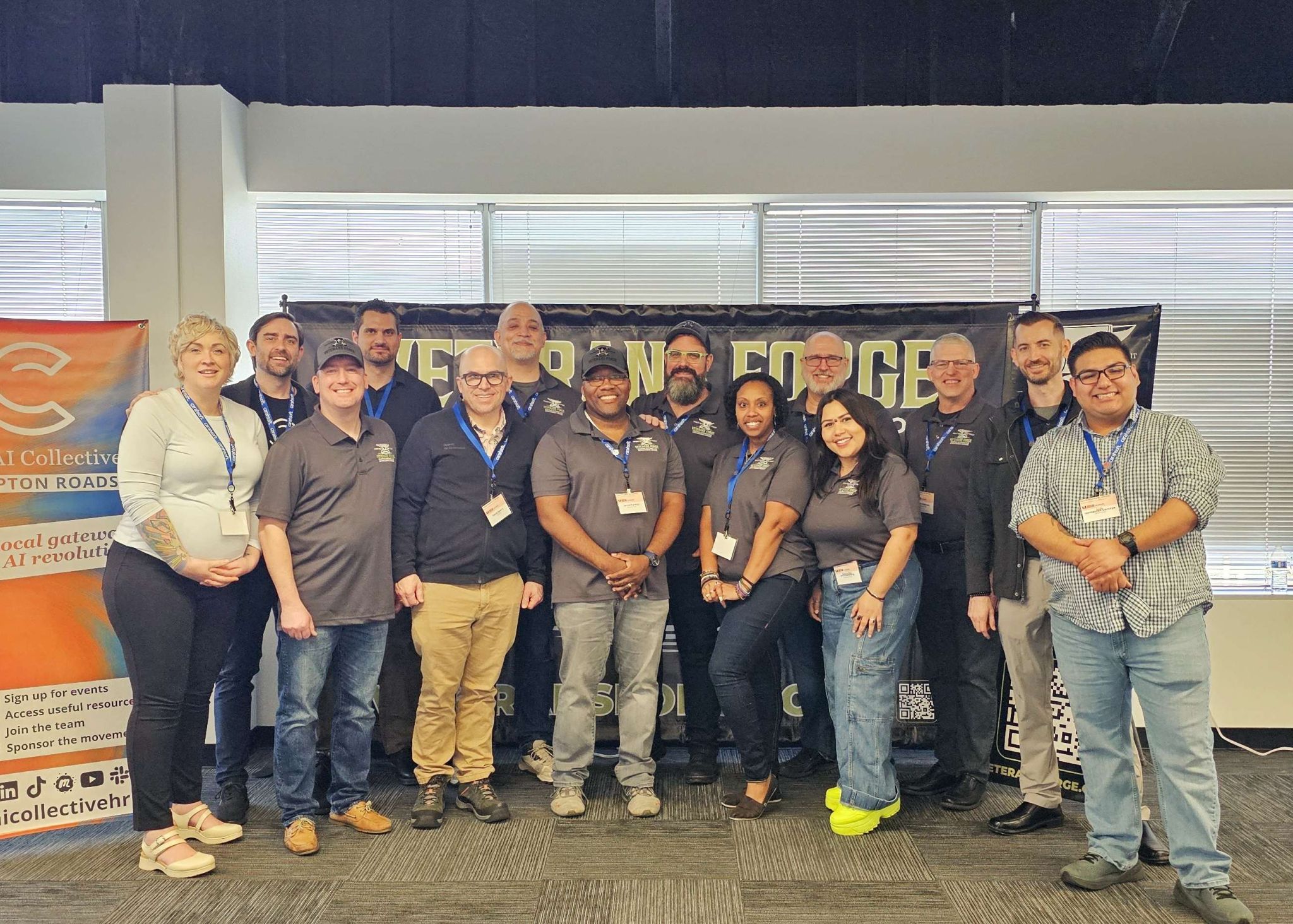 Veterans Forge event group photo