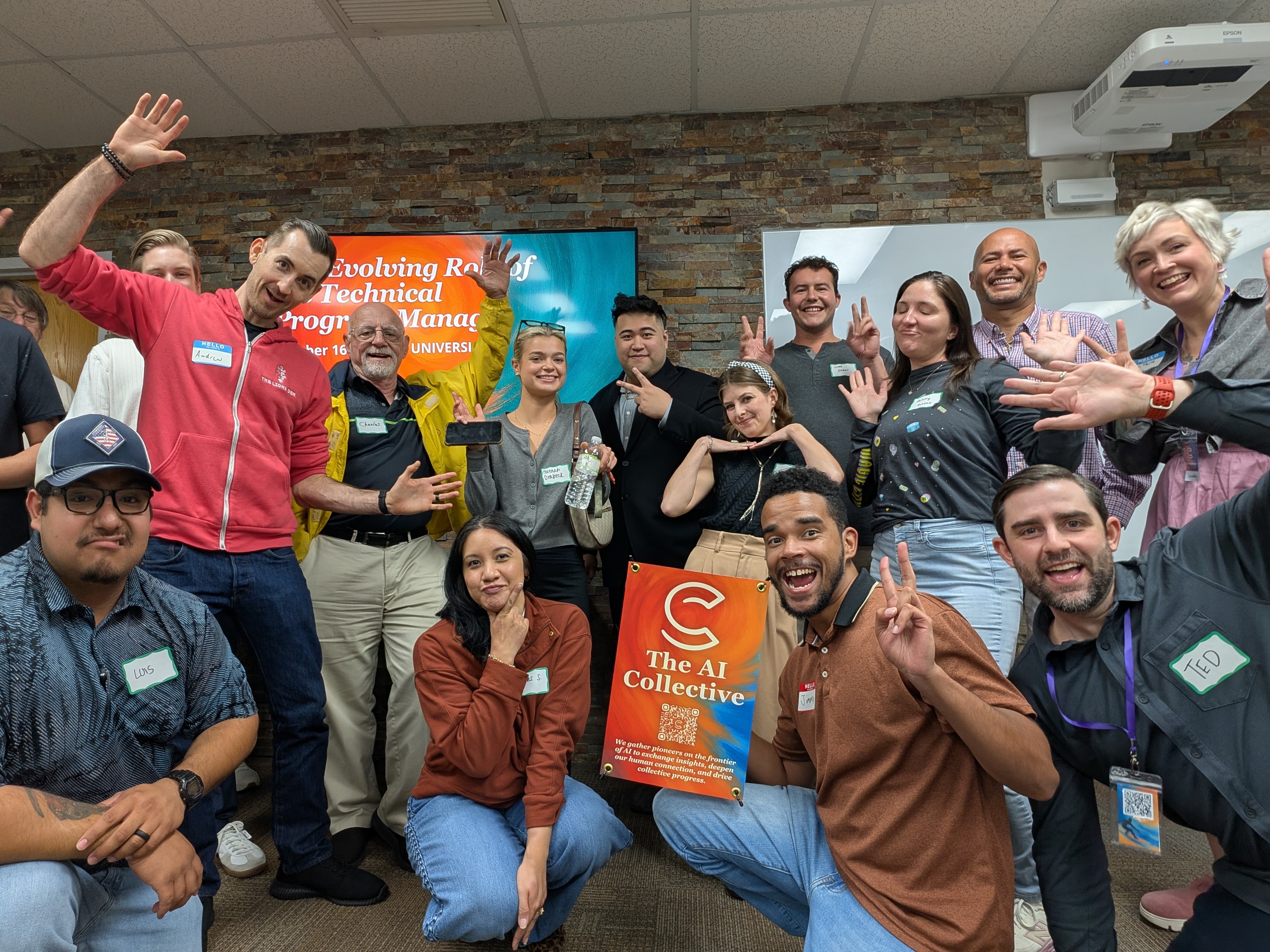 Group photo at the AI Collective Hampton Roads