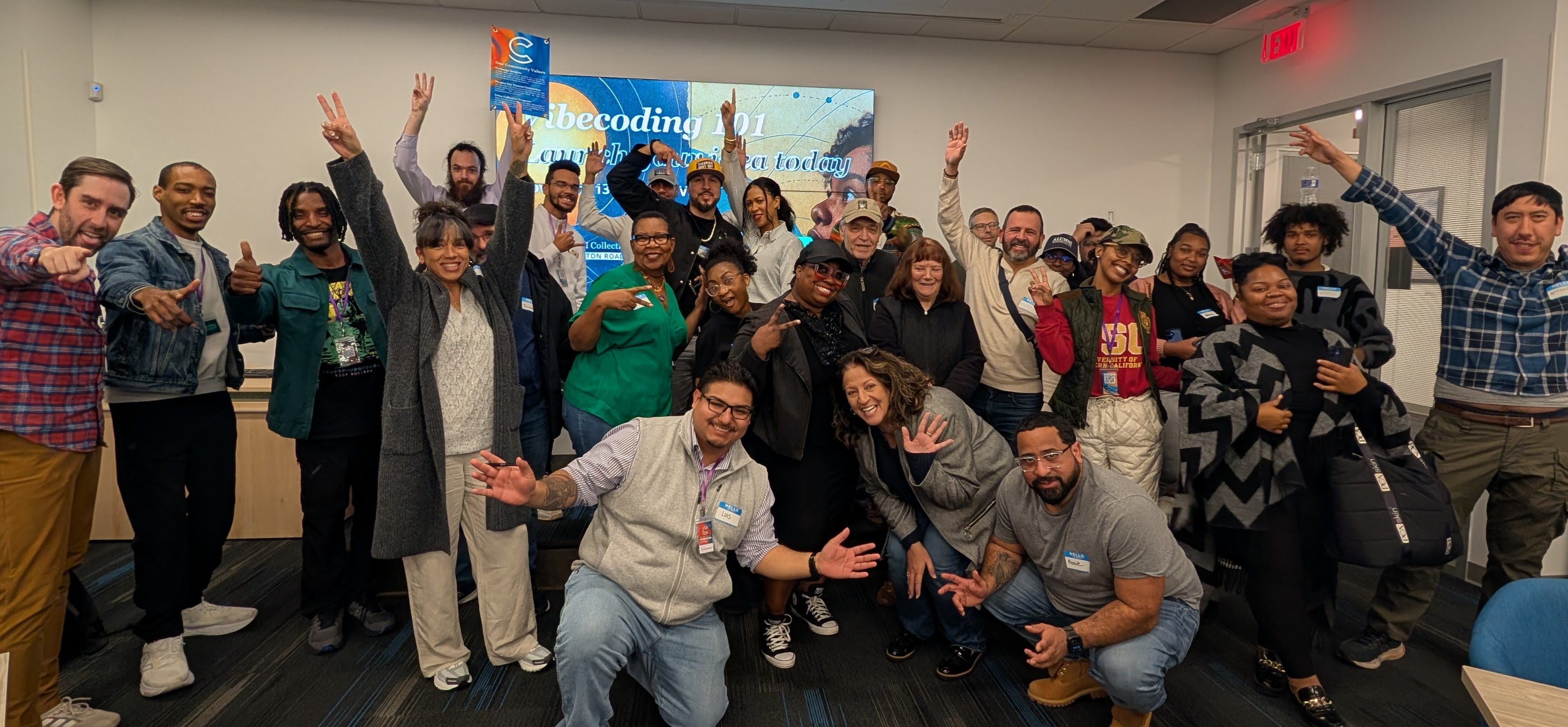 Vibecoding 101 cohort celebration